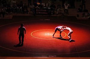University's wrestling team finishes 2-1 in quad-match